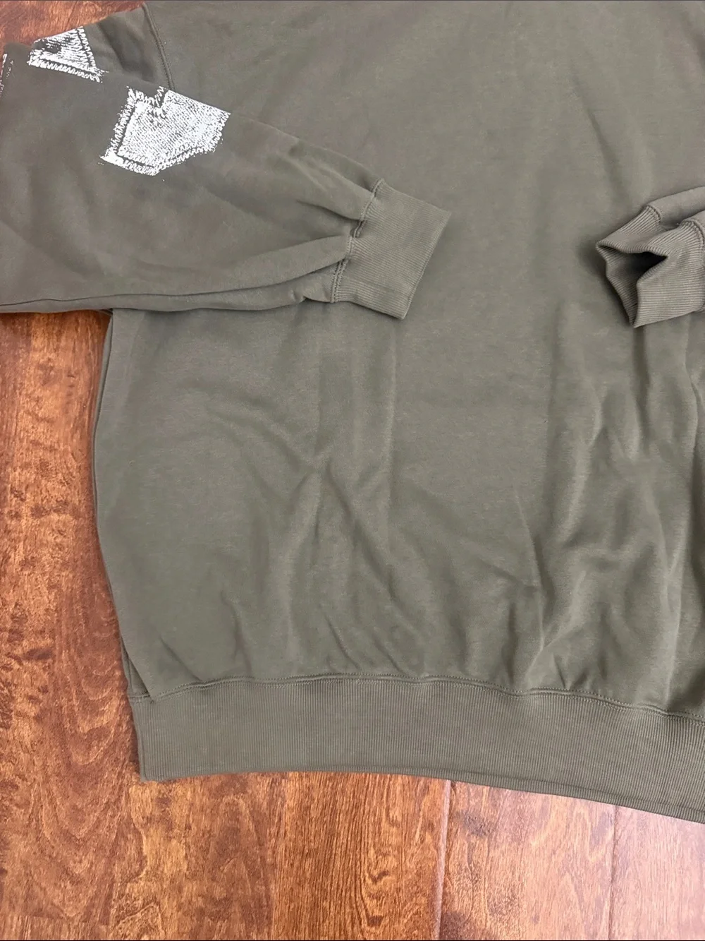Jordan Olive Green Graphic Pullover Hoodie